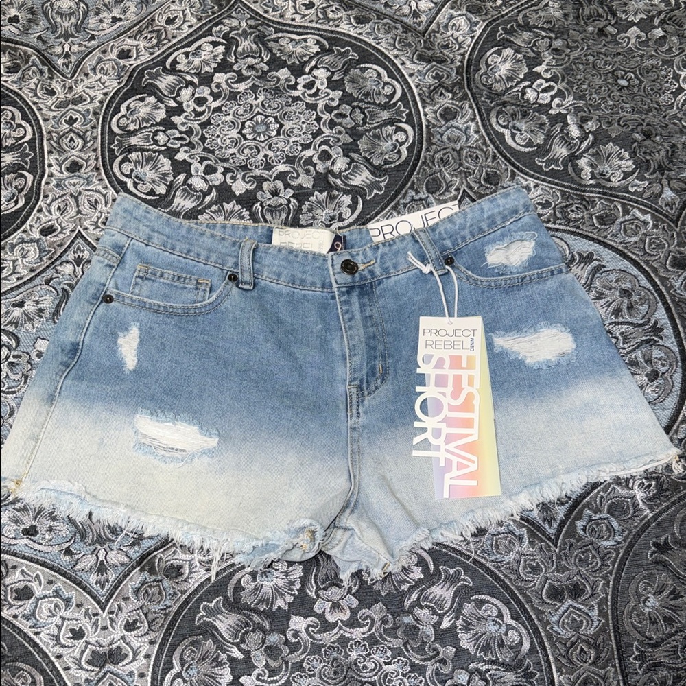 Ombre Blue Jean Shorts (Booty shorts aka “Daisy Duke’s”)